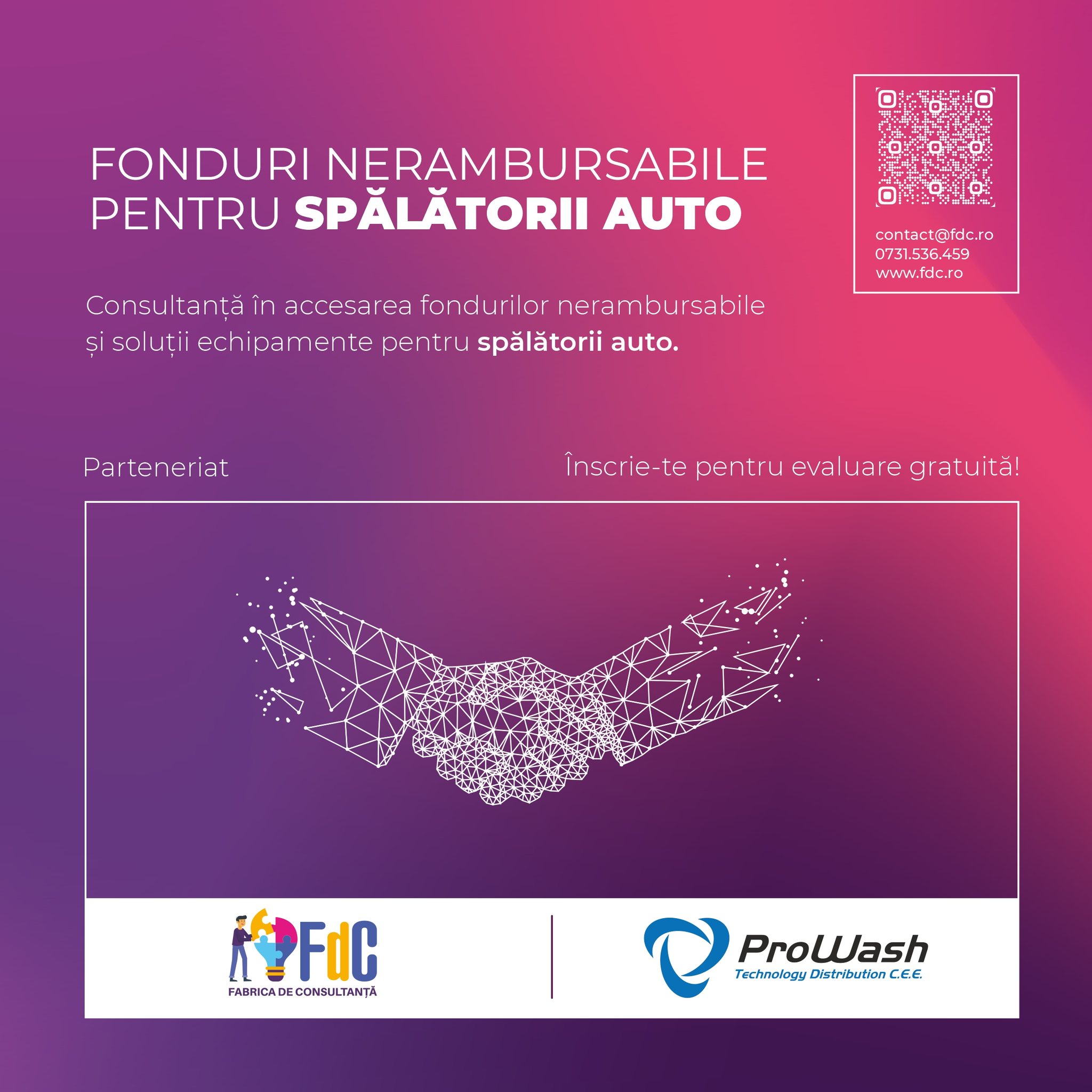 Fonduri nerambursabile pentru spălătorii auto: